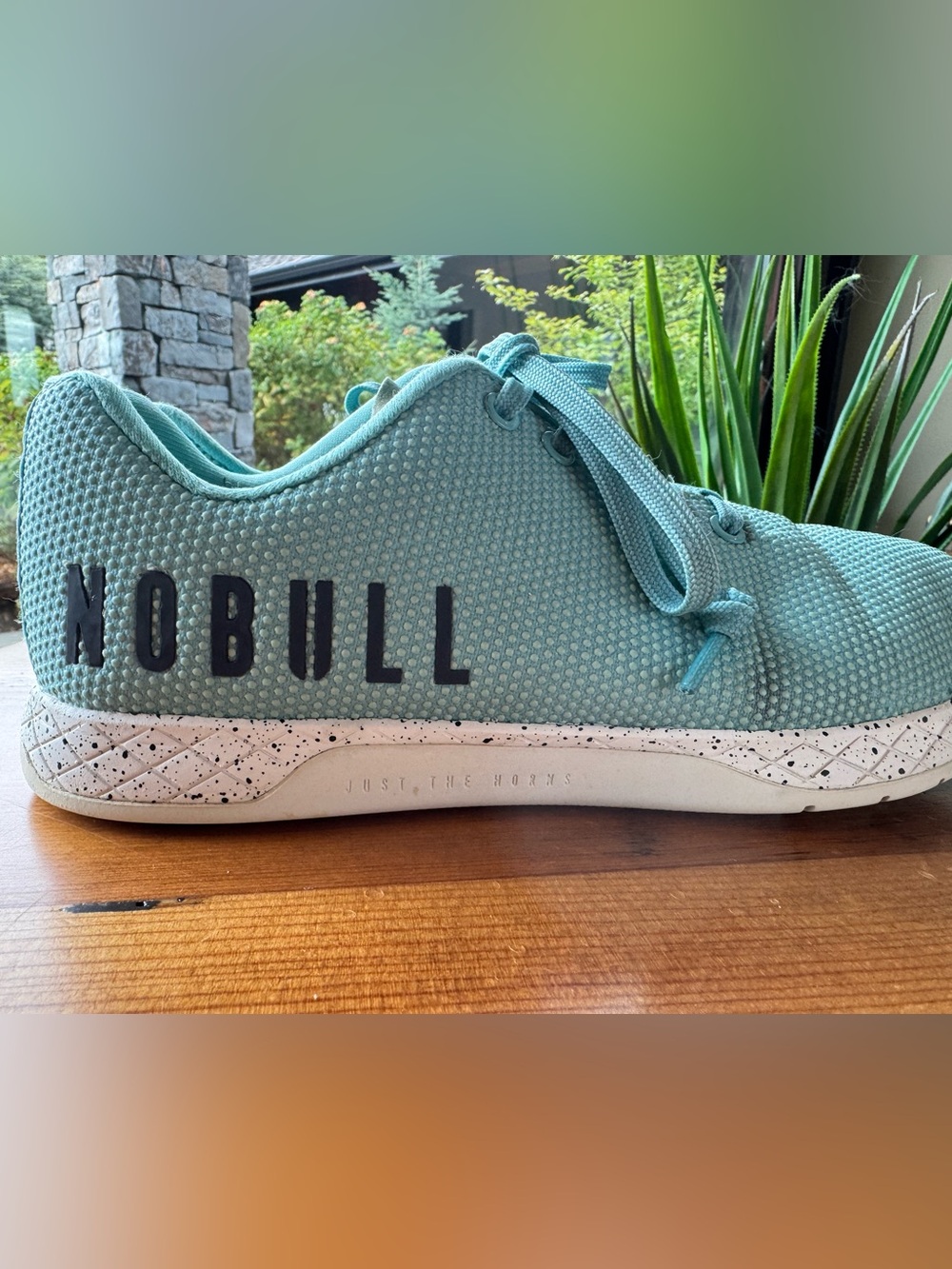 NOBULL Women's Teal Knit Trainer 9W/7.5M